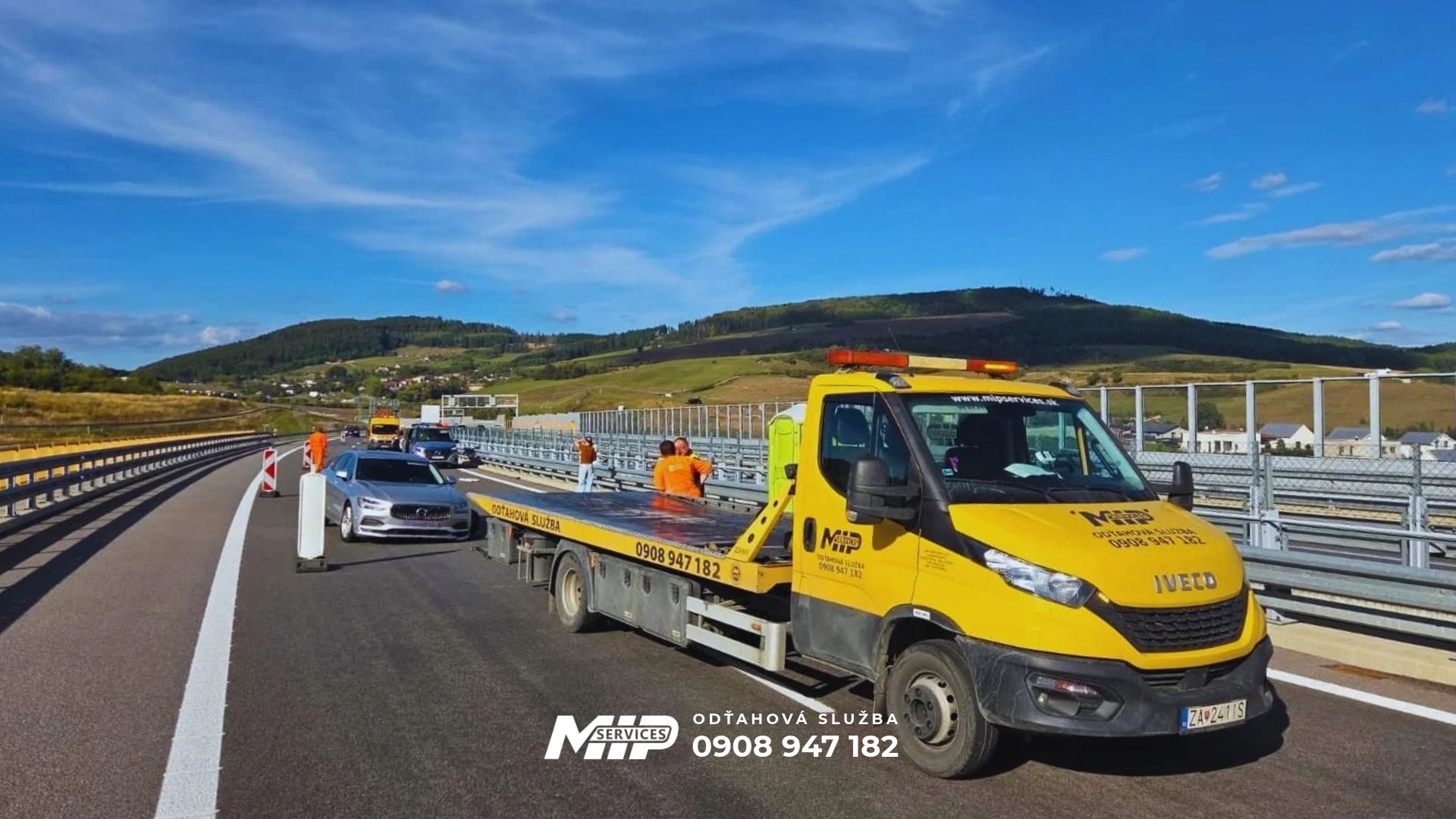 Odťah auta, dodávky, autobusu aj kamióna v Žiline – MIP Services