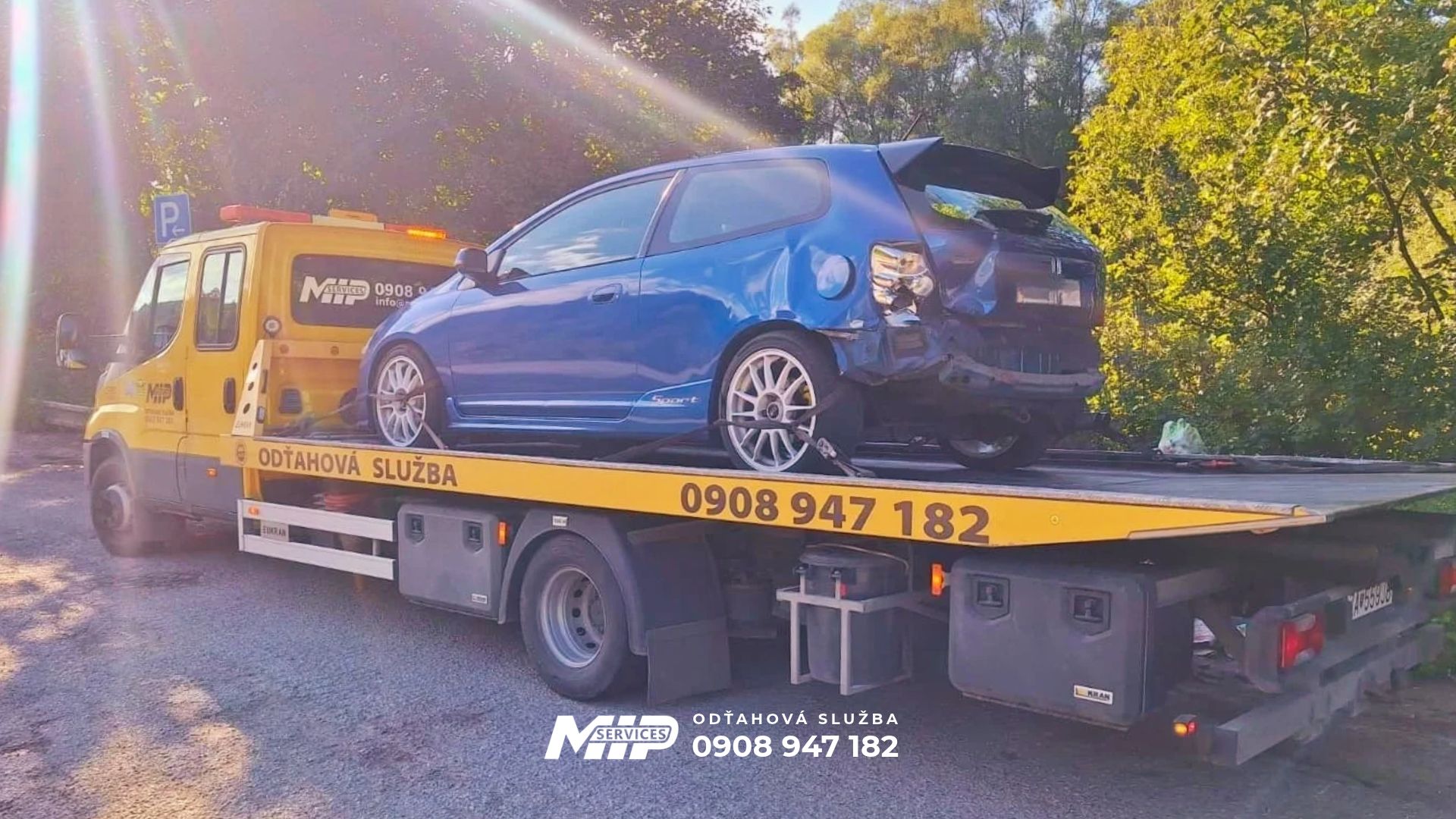 Odťahová služba v Žiline a v rámci Žilinského kraja - MIP Services