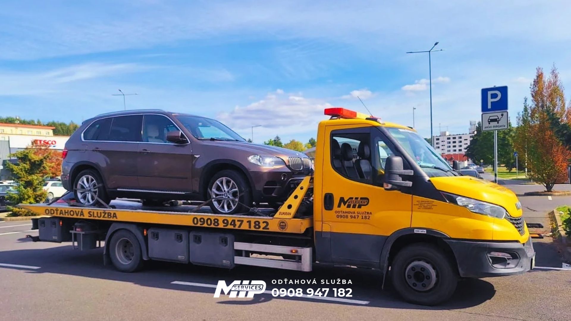 Odťahová služba v Žiline a v rámci Žilinského kraja - MIP Services