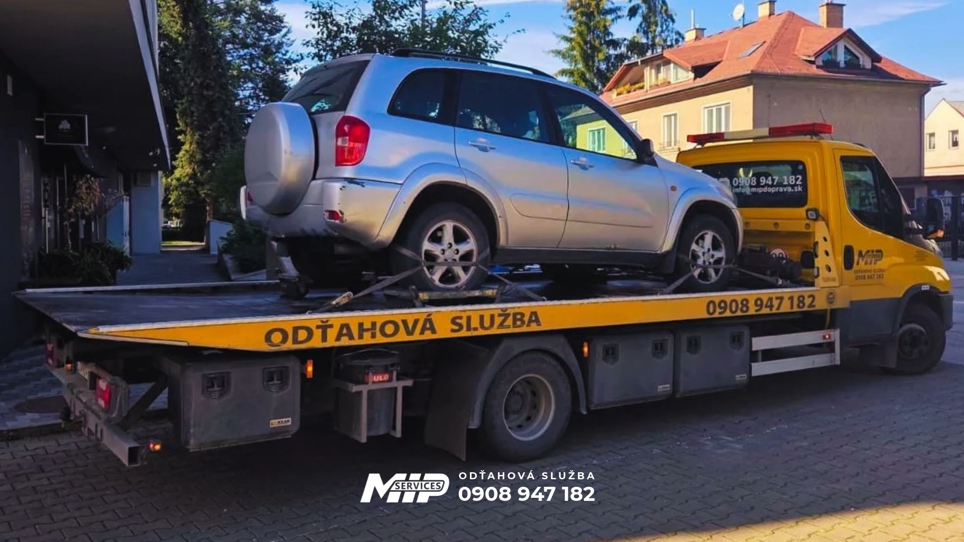 Odťahová služba v Žiline a v rámci Žilinského kraja - MIP Services