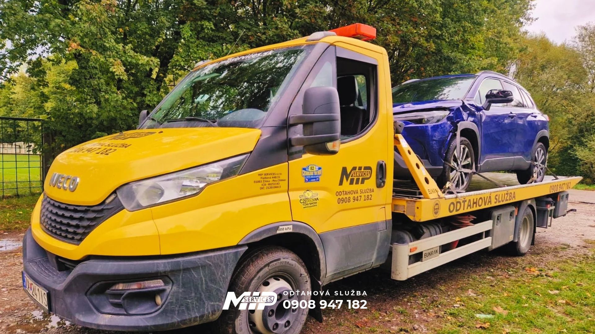 Odťahová služba v Žiline a v rámci Žilinského kraja - MIP Services