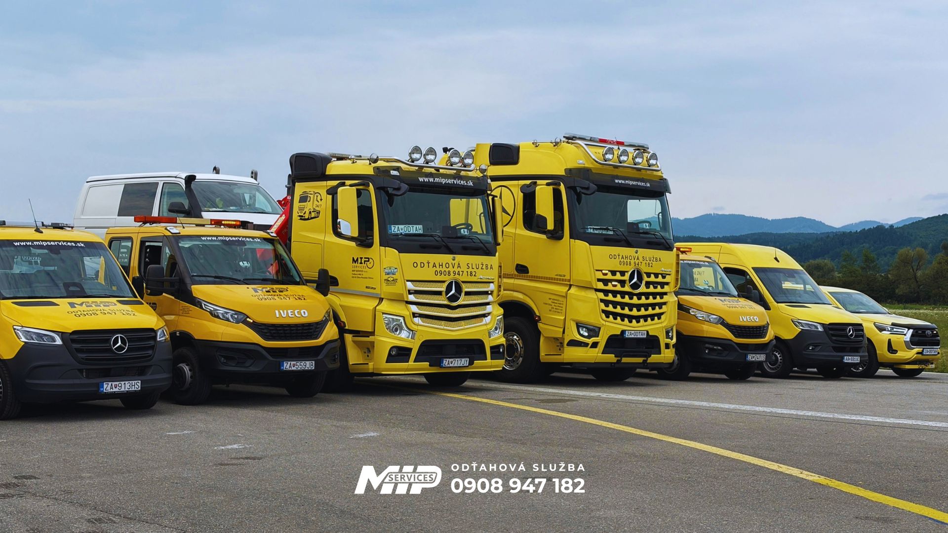 Odťahová služba Žilina - NonStop 24/7 - MIP Services - Žilinský kraj