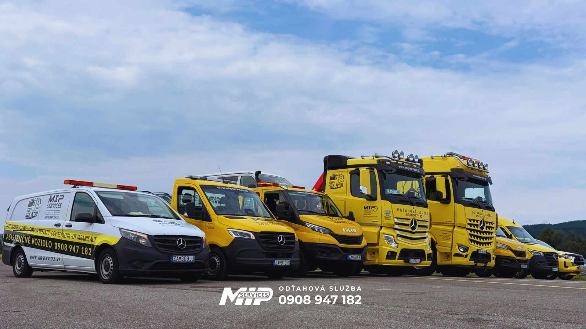 Odťahová služba Žilina - NonStop 24/7 - MIP Services - Žilinský kraj